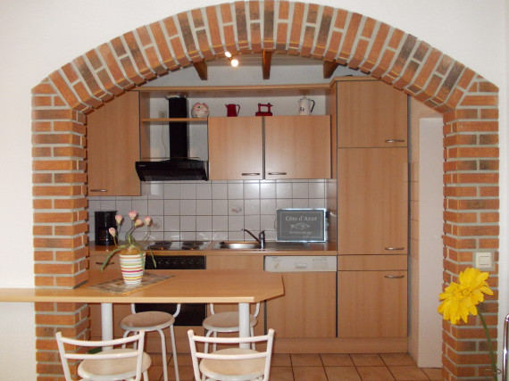 Ferienwohnungen Rees gemütliche Küche